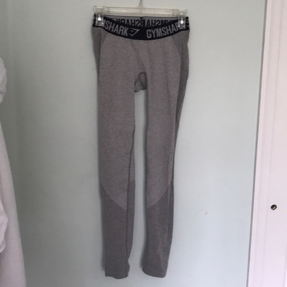 Gymshark Leggings- grey w/ black band Flex legging